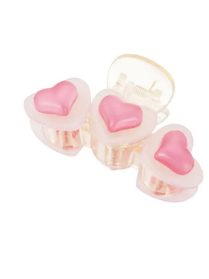 Copy of Jewelry box heart velvet - pink