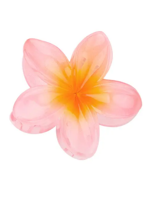 Hair clip Hawaii flower- lichtroze