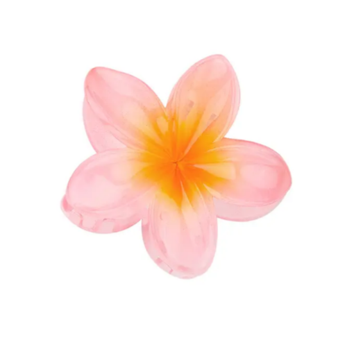 Hair clip Hawaii flower- lichtroze