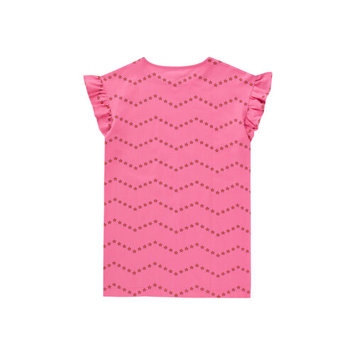 ZIGZAG DRESS - Dark Pink