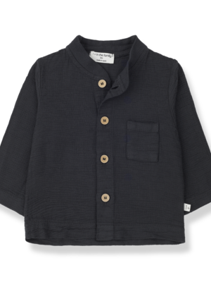 1+ in the Family Maurizio Longsleeven Shirt - Anthracite