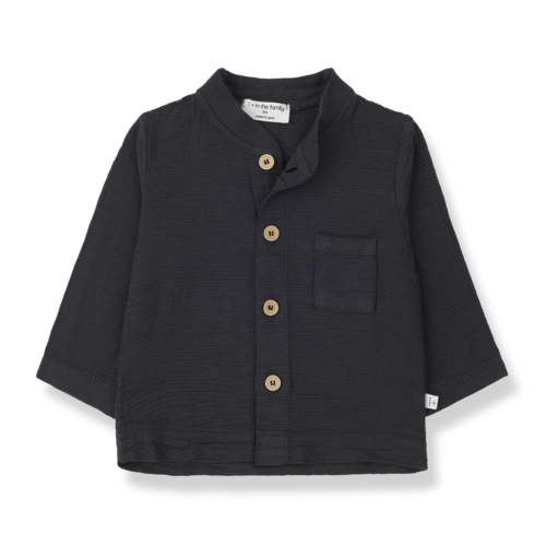 1+ in the Family Maurizio Longsleeven Shirt - Anthracite