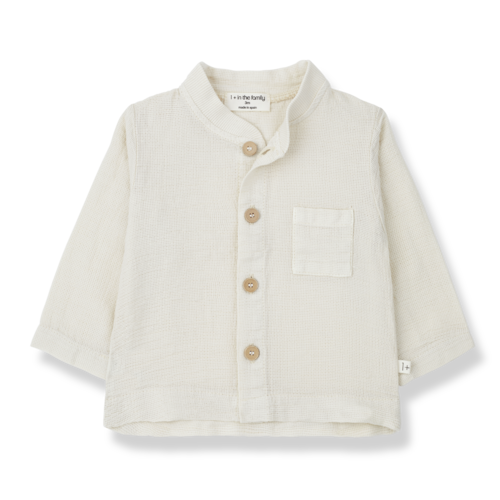 1+ in the Family Maurizio Longsleeven Shirt - Ivory