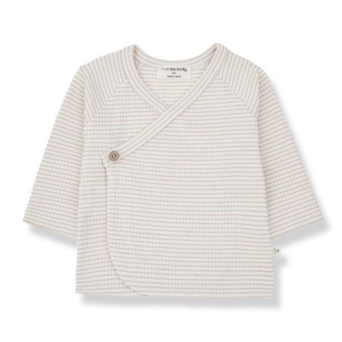 1+ in the Family Idara Longsleeve Shirt - Nude Ivory