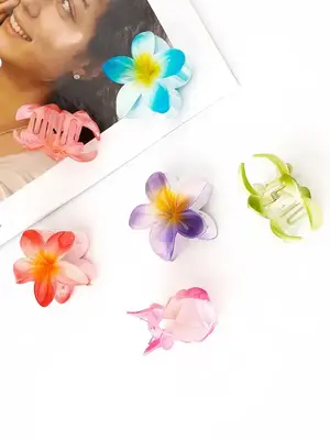 Hair clip Hawaii flower- Klein