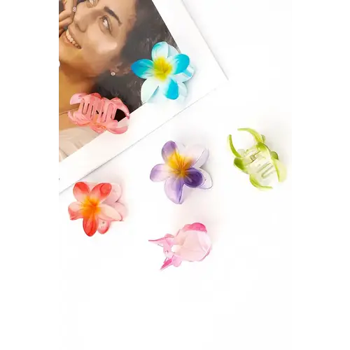 Hair clip Hawaii flower- Klein