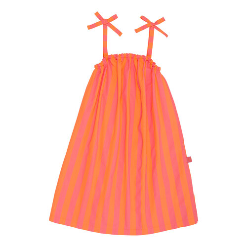 Wynken Diamond Sundress - Lipstick/Naranja Stripe