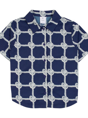 Wynken Day Shirt - Navy