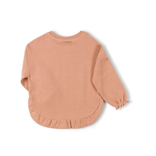 Nixnut Ruffled Sweater  - Peach