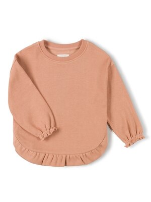 Nixnut Ruffled Sweater  - Peach