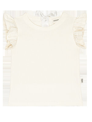 House of Jamie Ruffled Tee - Cream