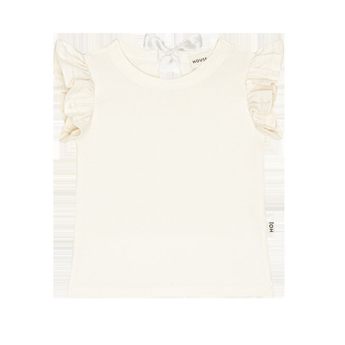 House of Jamie Ruffled Tee - Cream