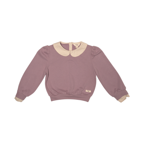 Baje MIARA Sweater with collar, lilac