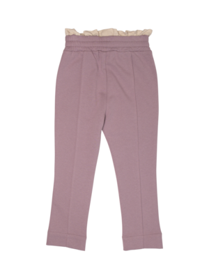 Baje WOLVI Sweatpants, with linen ruffle, lilac