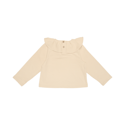 Baje AMITY Jersey collar top, sand