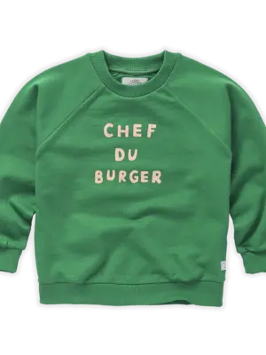 Sproet & Sprout SWEATSHIRT RAGLAN CHEF DU BURGER