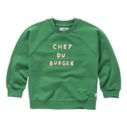 Sproet & Sprout SWEATSHIRT RAGLAN CHEF DU BURGER