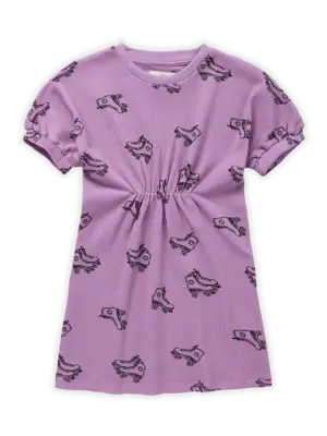 Sproet & Sprout DRESS SMOCK ROLLERSKATES PRINT