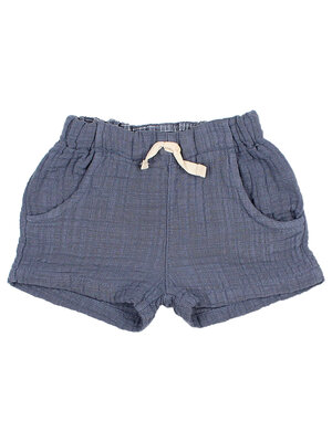 Buho BB MUSLIN SHORTS - Blue Stone