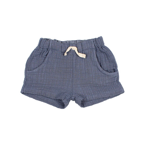 Buho BB MUSLIN SHORTS - Blue Stone