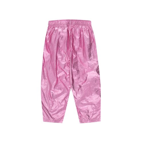 SHINY BARREL PANT - Metallic Pink