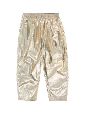 SHINY BARREL PANT - Gold