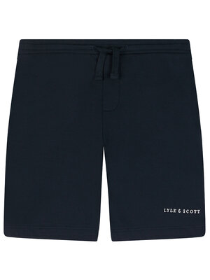 Lyle & Scott Script Embroidered Sweat Short - Dark Navy