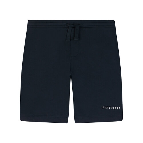 Lyle & Scott Script Embroidered Sweat Short - Dark Navy