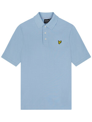 Lyle & Scott Plain Polo Shirt- Light Blue