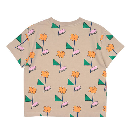 Jelly Mallow Orange Flower T-shirt