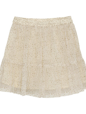 Huttelihut Skirt Gold Tulle - Eggnog