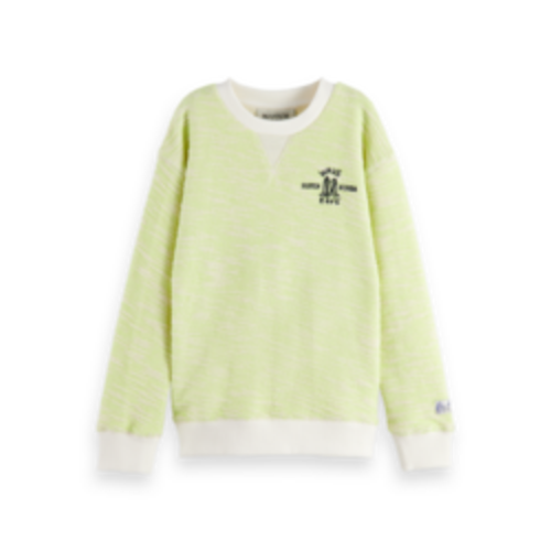 Scotch & Soda Relaxed-fit structured felpa sweatshirt - 177560