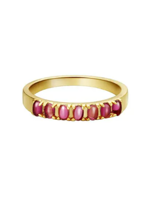 Ring colored row Rood