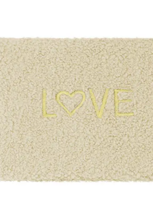 Make-up bag teddy love - beige