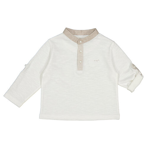 Mayoral Longsleeve T-shirt - Natural - 1034