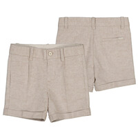 Linen Dressy Shorts - Coconut - 1237