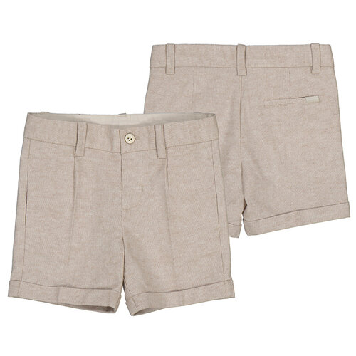 Mayoral Linen Dressy Shorts - Coconut - 1237