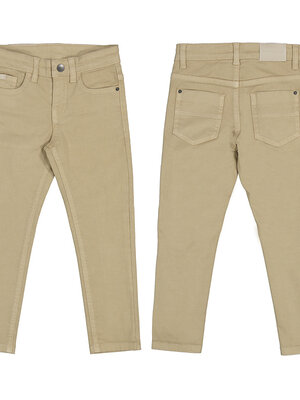 Mayoral Twill Skinny Fit Pants - Croissant - 3550