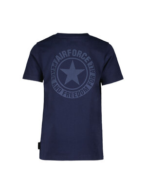 Airforce T-shirt - wording indigo blue