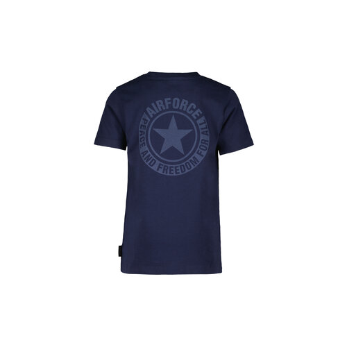 Airforce T-shirt - wording indigo blue