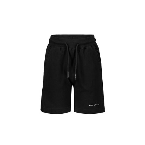 Airforce Short sweat pants - True Black