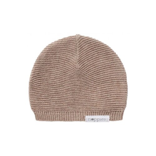 Noppies Unisex Hat Knit Niland - Taupe Melange