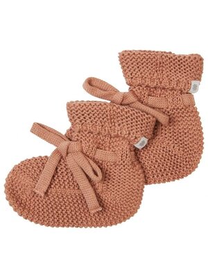 Noppies Booties Knit Nelson - Café au Lait