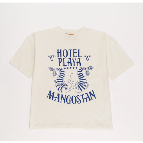 Maison Mangostan HOTEL PLAYA T-SHIRT CLOUDY WHITE
