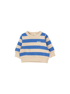 STRIPES BABY SWEATSHIRT - Vanilla/ultramarine