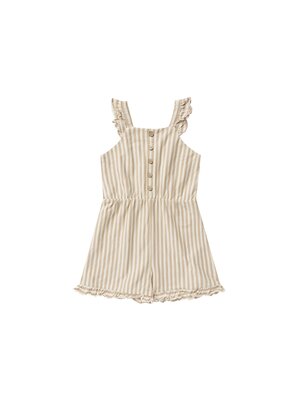 Rylee + Cru Addy Romper - Sand Stripe