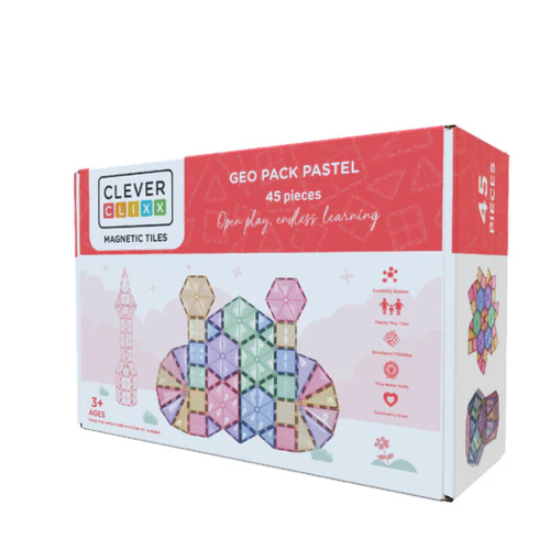 Cleverclixx Geo Pack Pastel | 45 Pieces