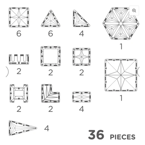 Cleverclixx Copy of Geo Pack Pastel | 45 Pieces