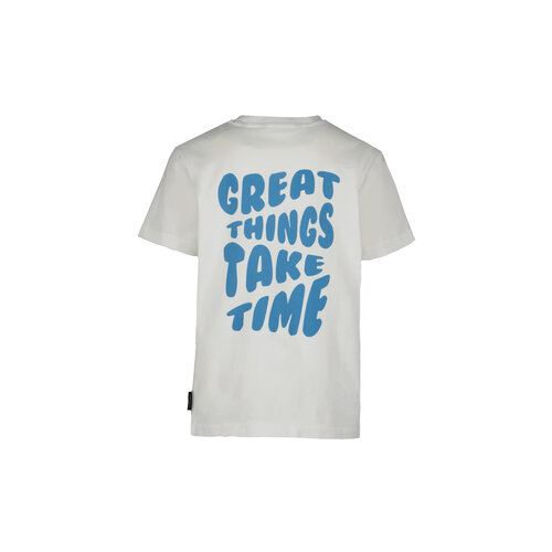 Airforce T-shirt - Great Things Take Time - White