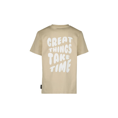 Airforce T-shirt - Great Things Take Time - Cement